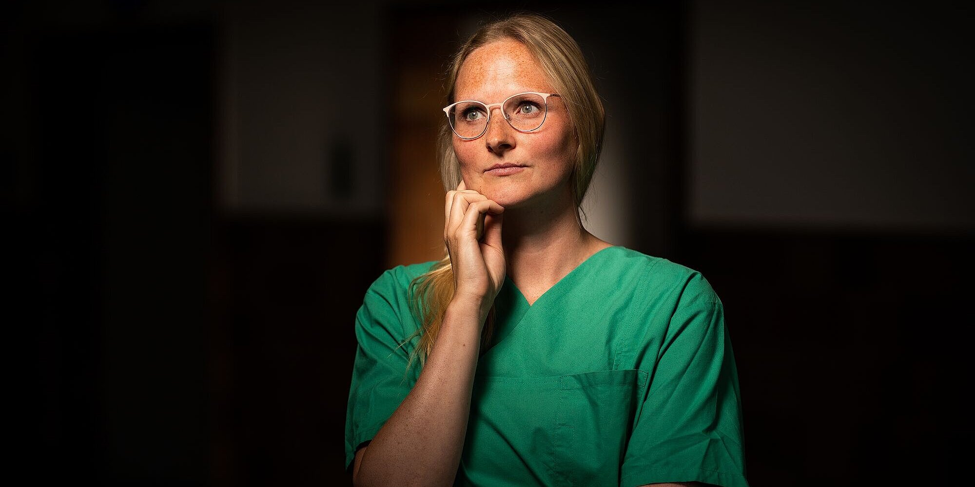 Sandra, Gesundheits- und Krankenpflegerin im OP, seit 2019 im Evangelischen Krankenhaus Hubertus