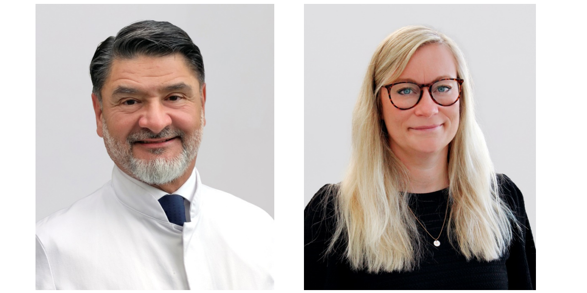 Porträt von PD Dr. med. habil. Hasan Bushnaq und Franziska Klimm