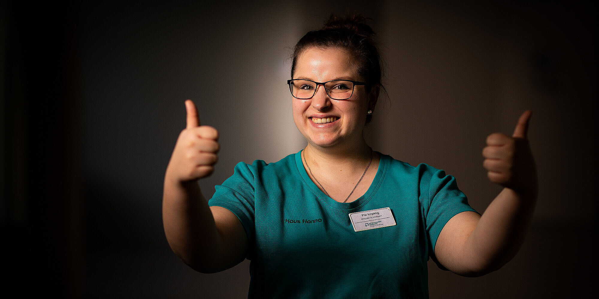 Pia, Altenpflegerin, seit 2015 bei Pflege & Wohnen im Johannesstift