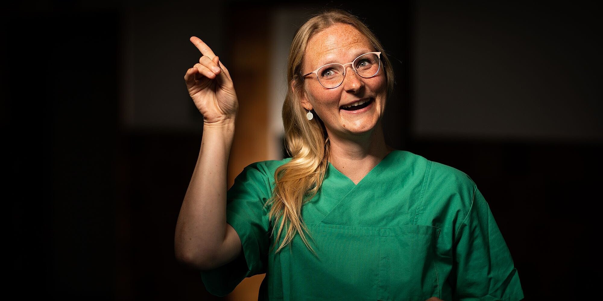 Sandra, Gesundheits- und Krankenpflegerin im OP, seit 2019 im Evangelischen Krankenhaus Hubertus