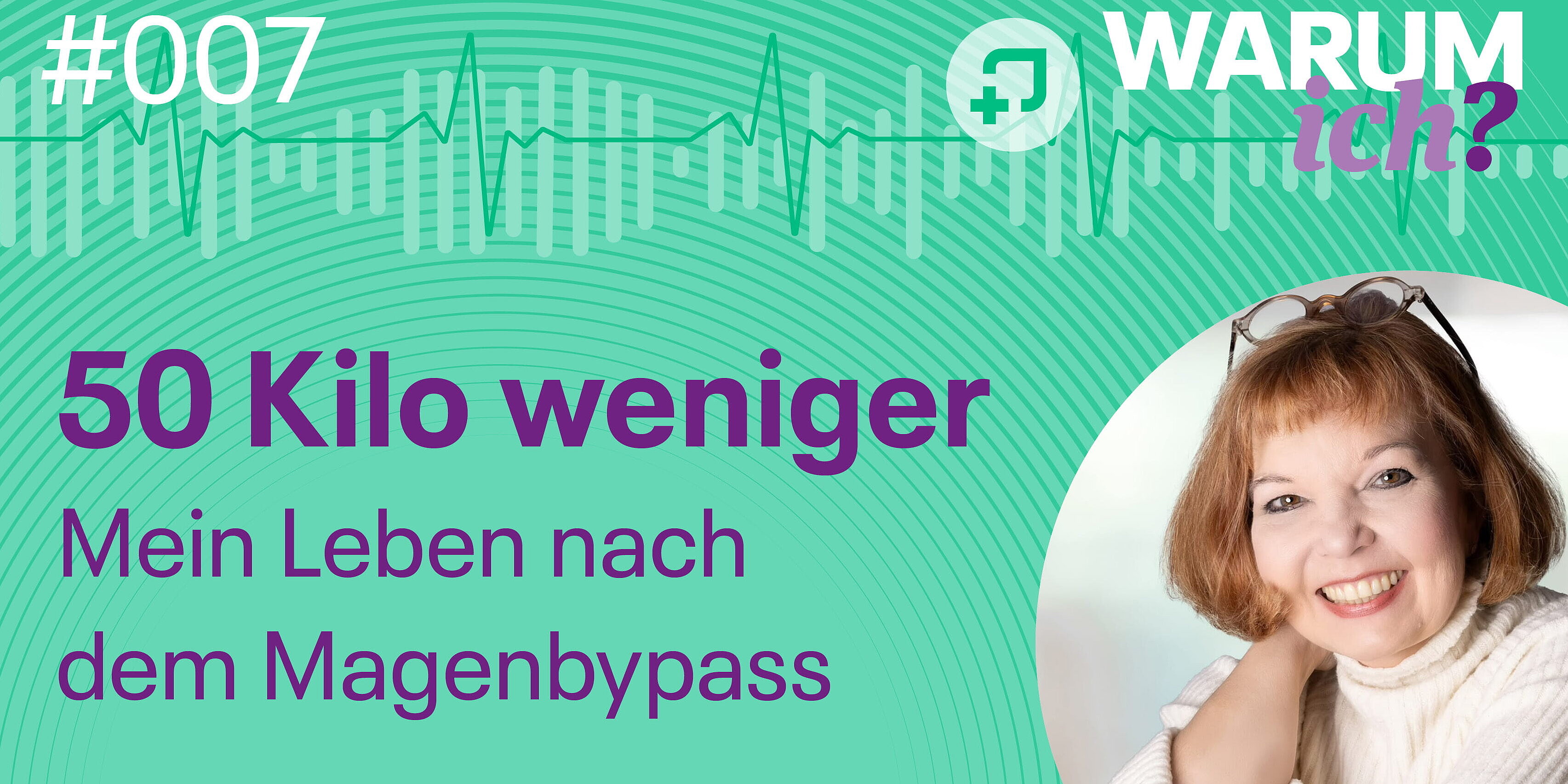 Porträt von Nicole Urbschat zur Podcast-Folge über 50 Kilo Gewichtsverlust und ihr Leben nach dem Magenbypass.