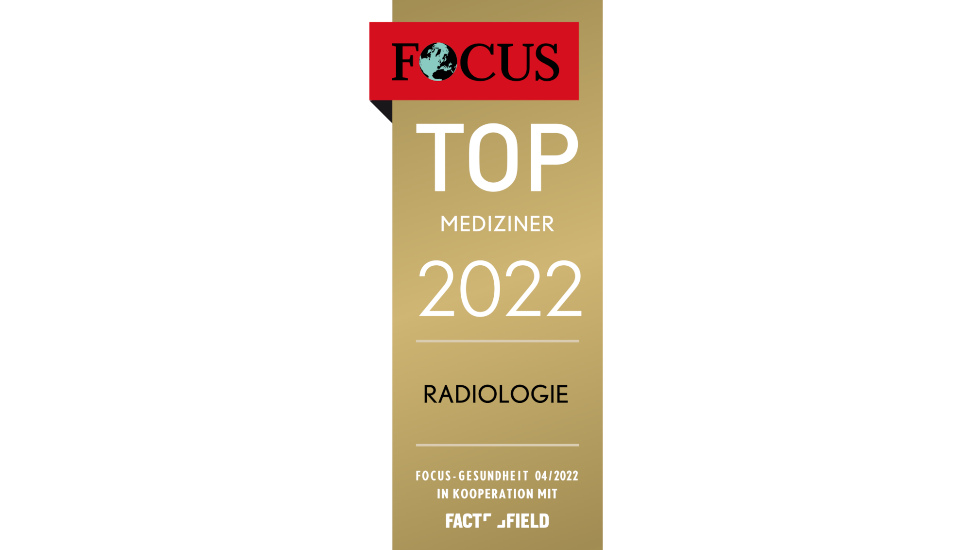 Siegel: Focus Top Mediziner 2022 Radiologie