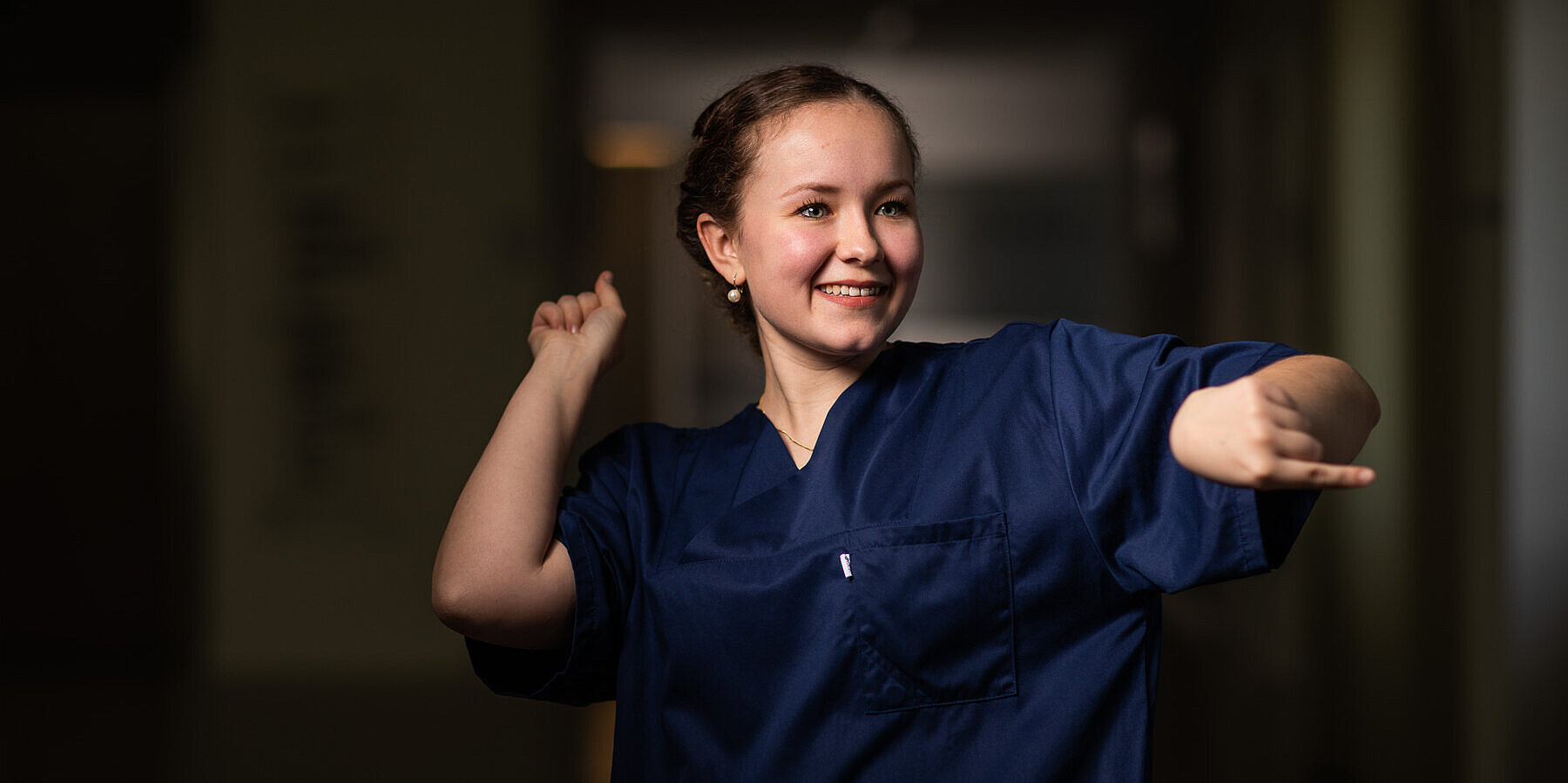 Lucia, seit 2017 Auszubildende zur Gesundheits- und Krankenpflegerin an der Schule für Gesundheits- und Krankenpflege