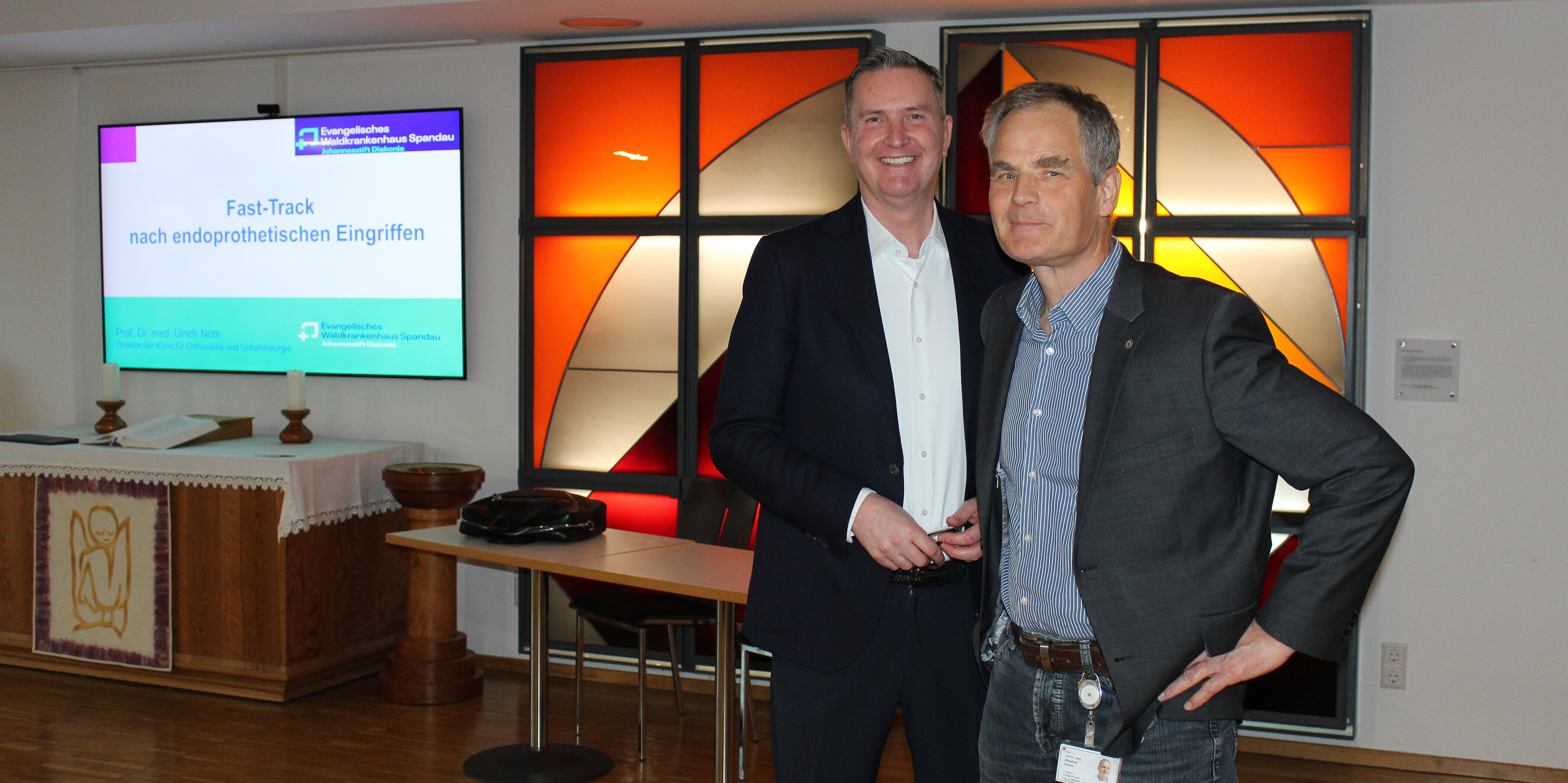 Prof. Dr. med. habil. Ulrich Nöth, MHBA und Dr. med. Stephan David