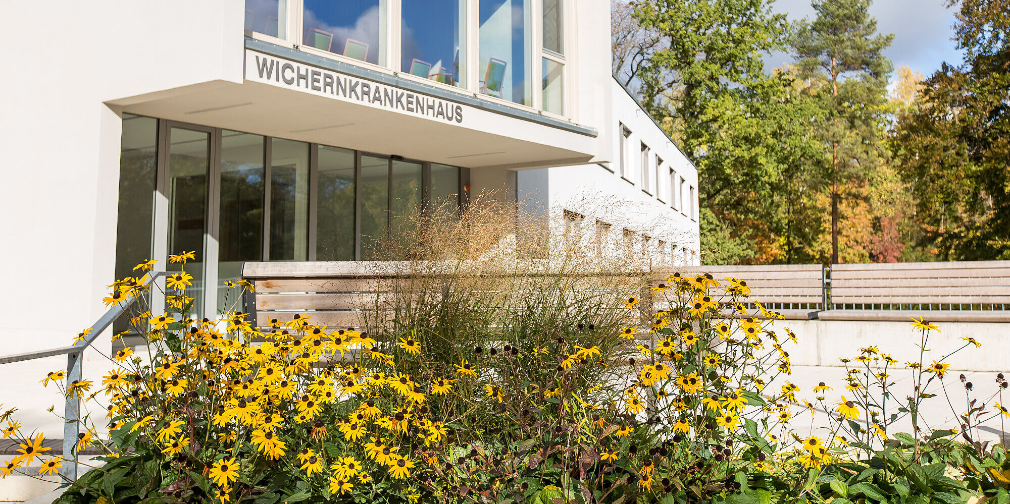 Außenansicht des Wichernkrankenhauses