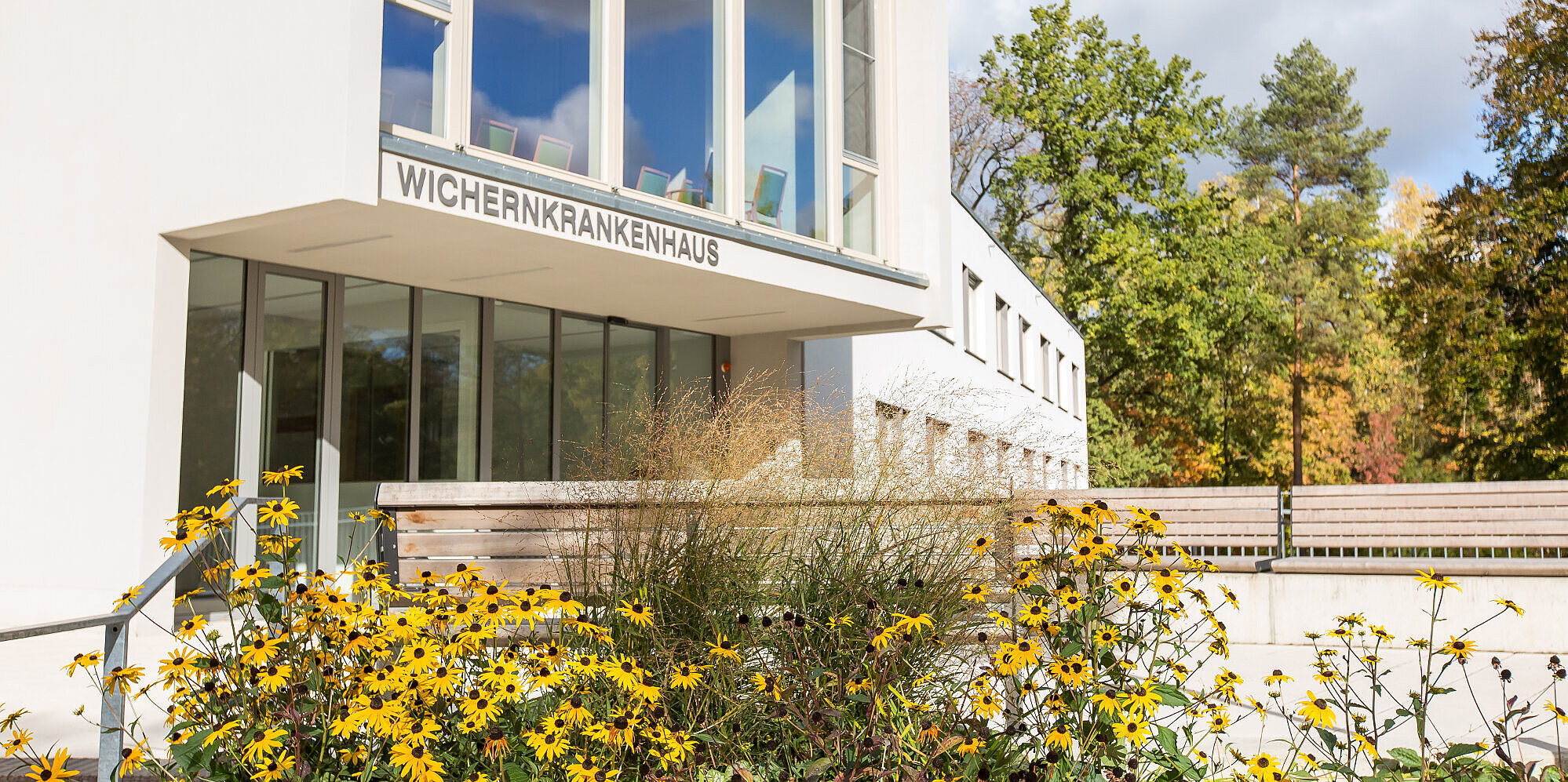 Außenansicht des Wichernkrankenhauses