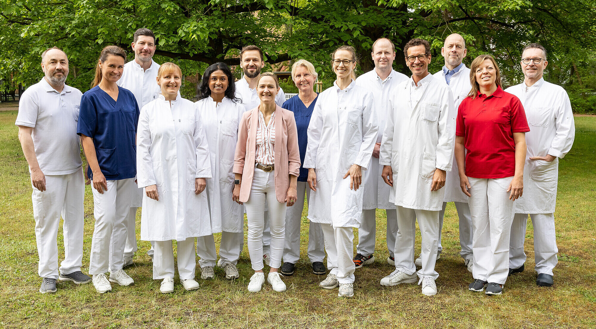 Teamfoto der Klinik für Orthopädie und Unfallchirurgie