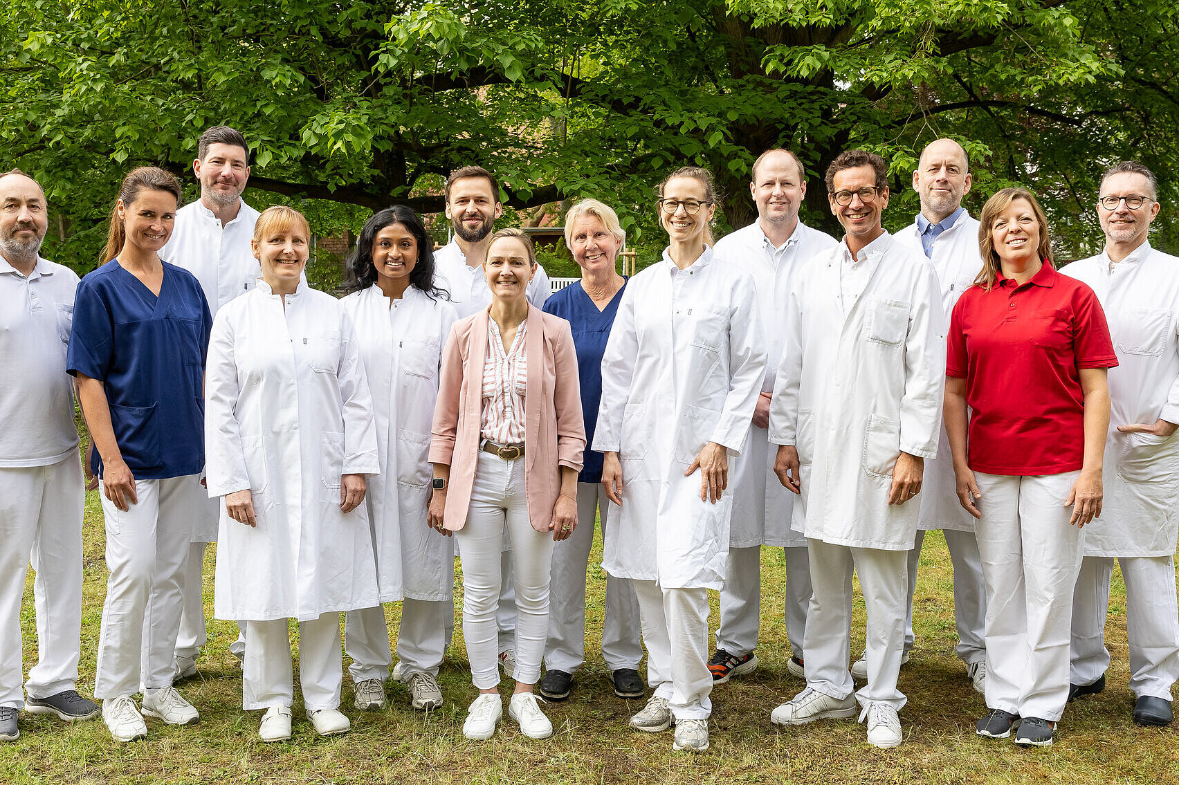 Teamfoto der Klinik für Orthopädie und Unfallchirurgie