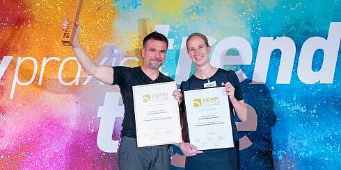 Torsten Colpe und Janina Briese mit dem PEPP! Award 2026