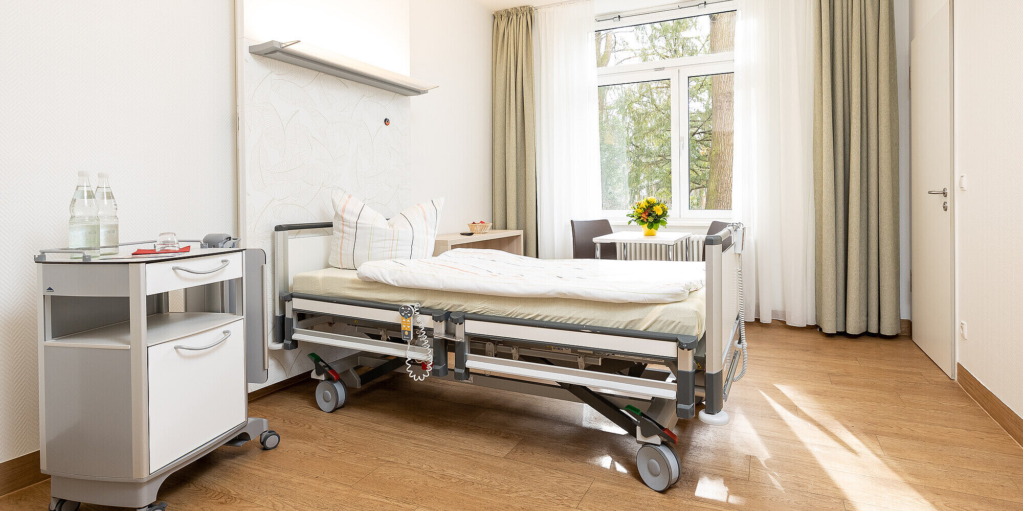 Einzelzimmer auf der Palliativeinheit Einzelzimmer auf der Palliativeinheit