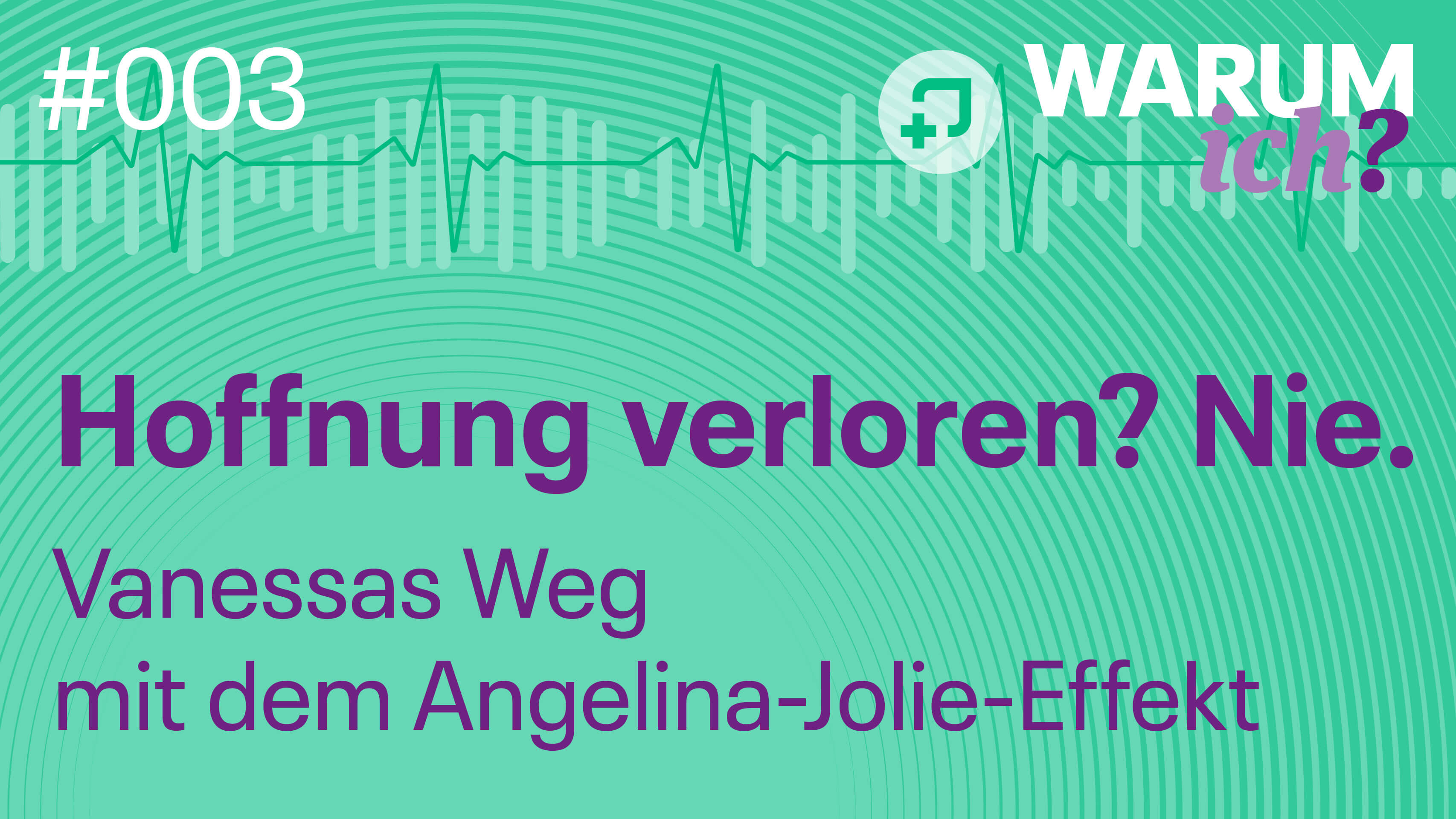 Vanessa erzählt im Gesundheitspodcast “Warum ich?” über Brustkrebs mit BRCA1, Mastektomie und Brustaufbau.