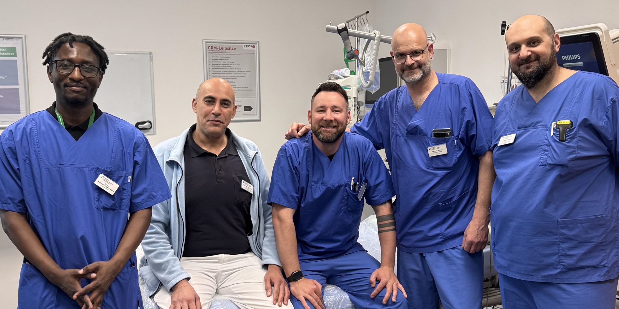 Teamfoto der Intensivpflege aus dem Evangelischen Krankenhaus Hubertus