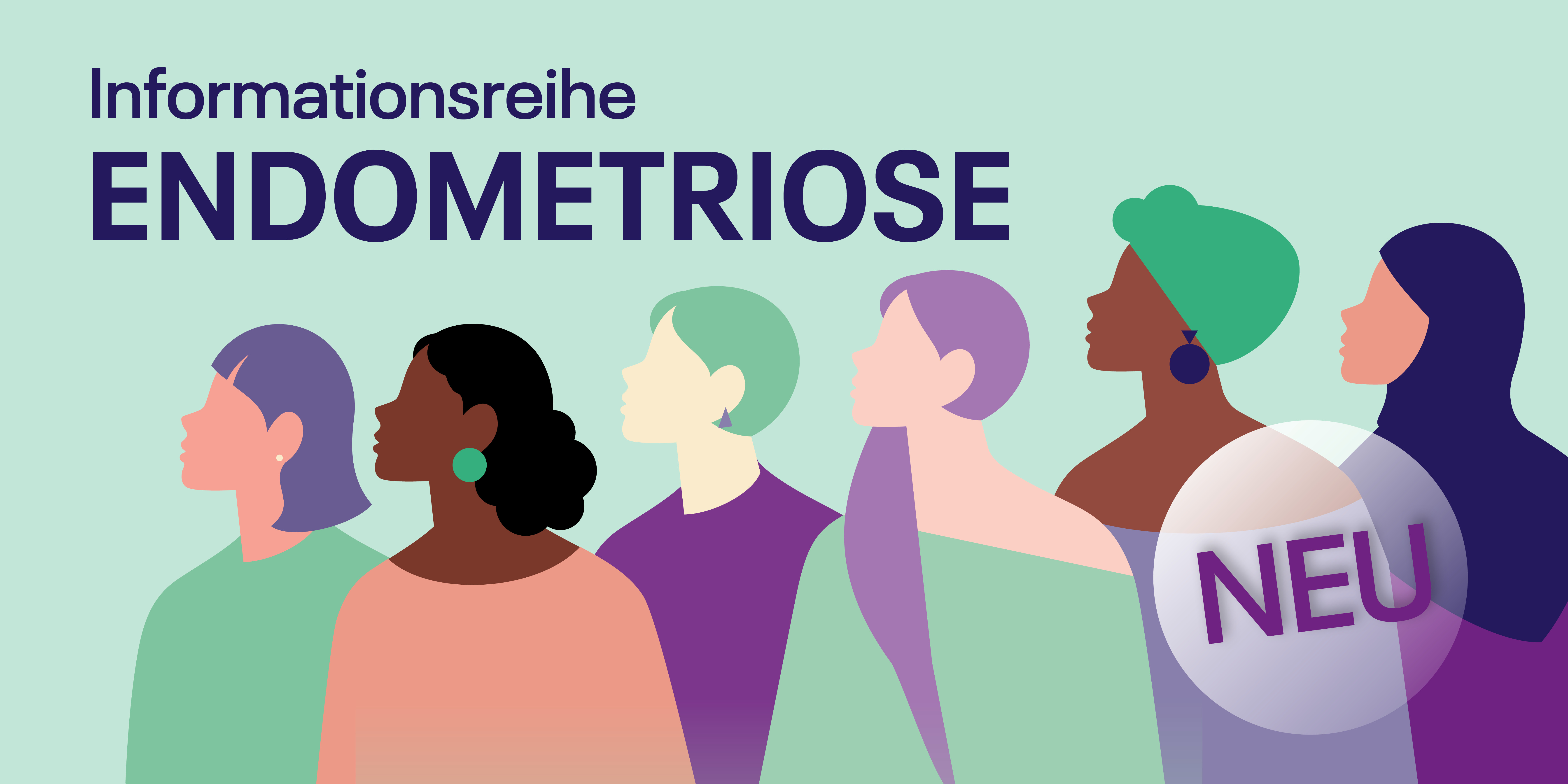 Titelbild der neuen Informationsreihe im Endometriosezentrum des Martin Luther Krankenhauses