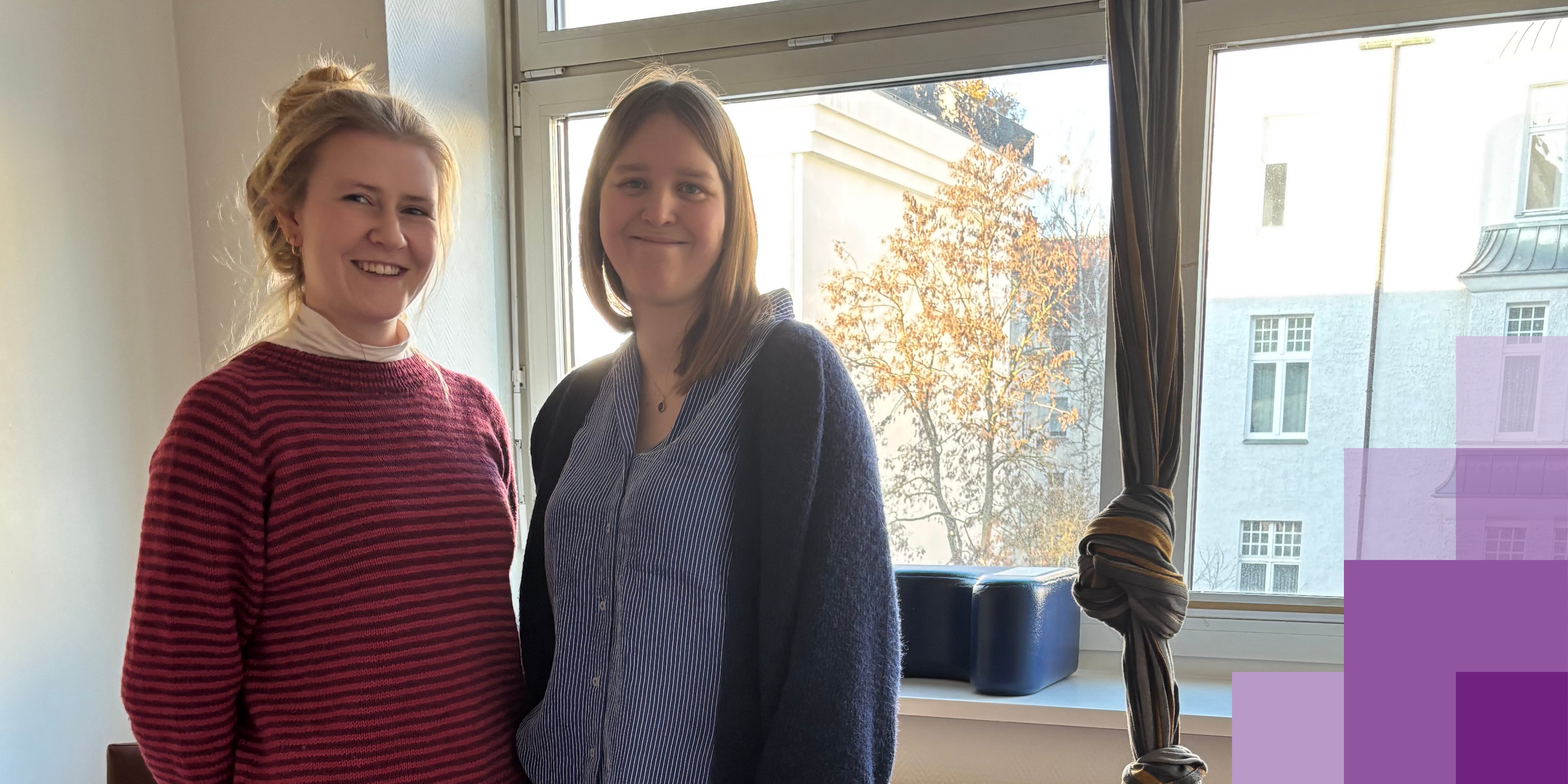 Hebammen Hanna Schröder (rechts) und Karoline Hartmann (links) Hebammen Hanna Schröder und Karoline Hartmann