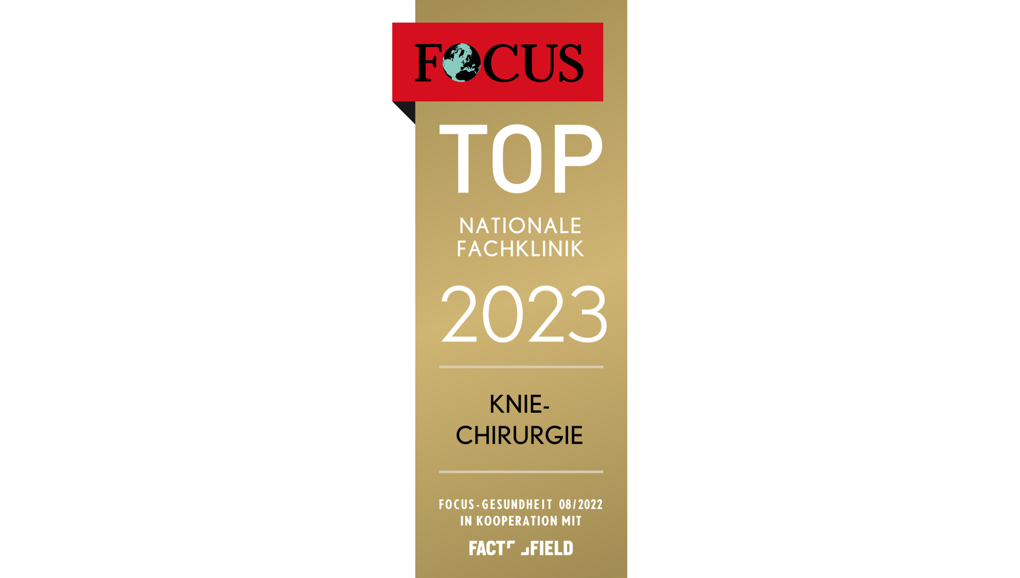 Focus Top Nationale Fachklinik Kniechirurgie