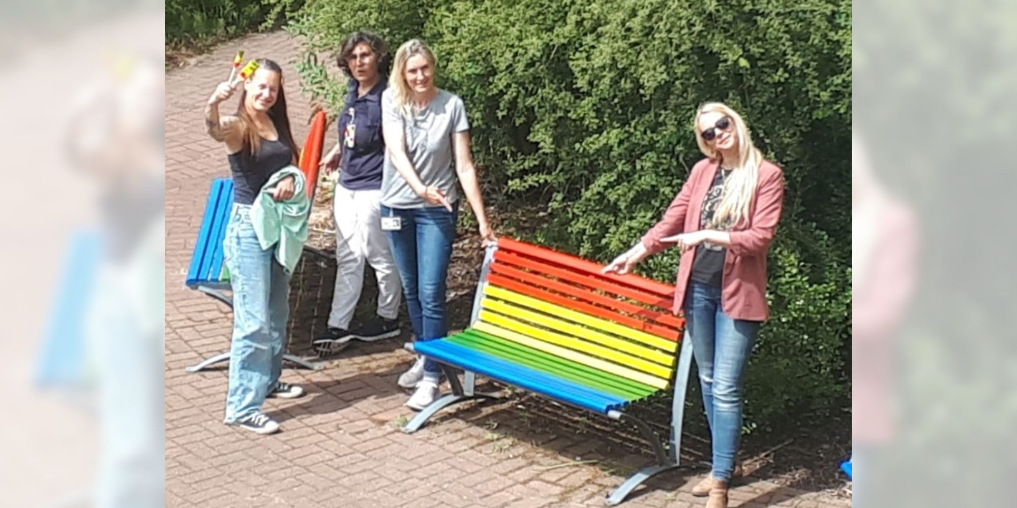 Diversity-Bänke für das Katharina von Bora Hospiz