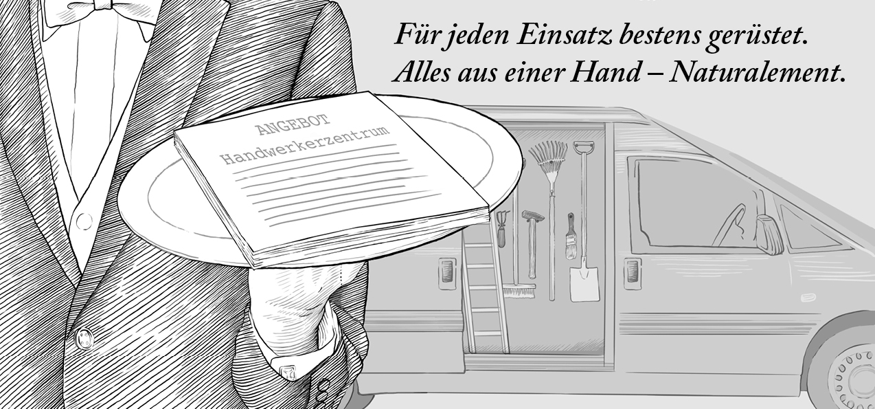 Handwerker-Leistungen in Spandau Skizzierte Darstellung: Handwerkerzentrum